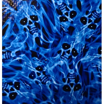 Folia do hydrografiki - Płonące czaszki